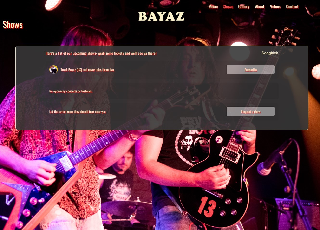 Bayaz Band Site